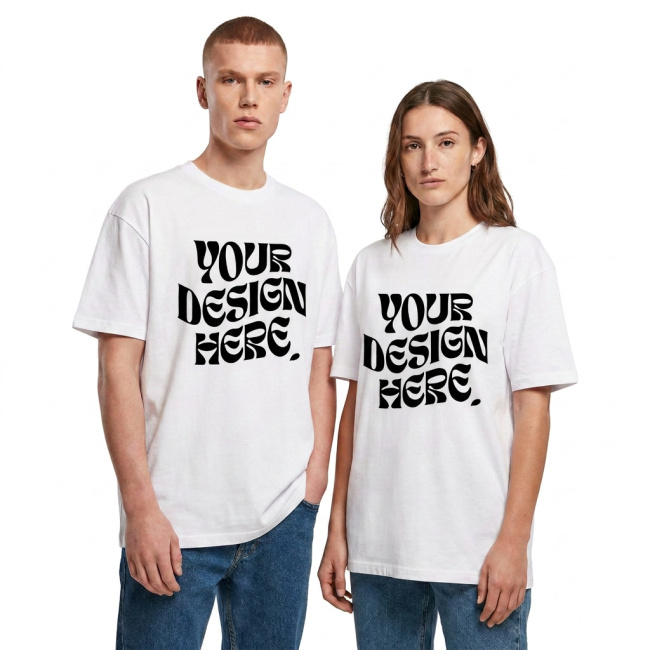 Koszulka Oversize Heavy Cotton | Build Your Brand BY102 — produkt print-on-demand