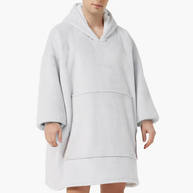 Snapwear Print on Demand AOP Plush Blanket Hoodie