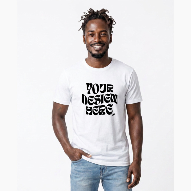 Men's Premium Heavyweight T-Shirt 100% Ring-Spun Cotton | B&C #E190 — print-on-demand product