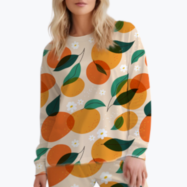 AOP Women's Pyjama longsleeve - Cotton