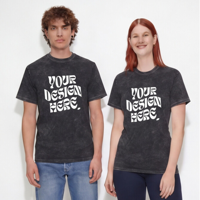 Unisex Classic Fit Denim T-Shirt | Colortone 1300 — produkt print-on-demand
