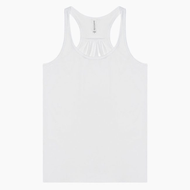 Snapwear Print on Demand Women’s Relaxed-Fit Flowy Racerback Tank Top | Bella+Canvas 8800