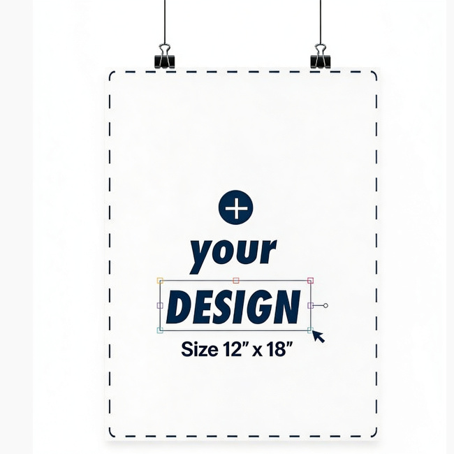 Portrait Poster Glossy Paper 2:3 | Size 12" x 18" — print-on-demand product