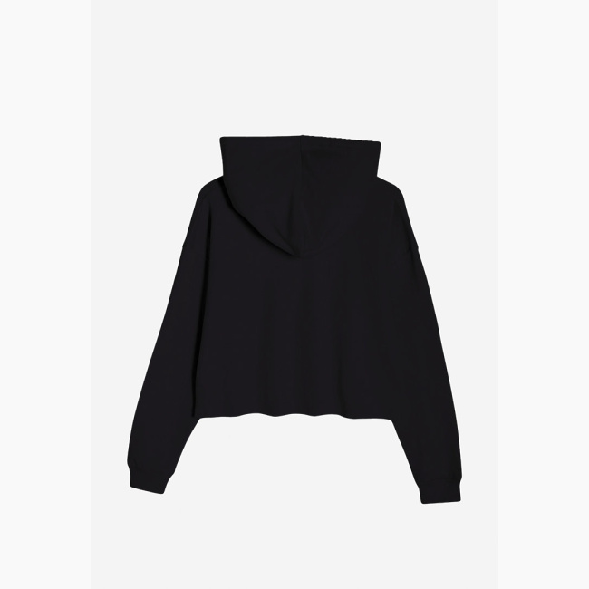 Women's Relaxed-Fit Cotton Crop Hoodie | Lane Seven LS12000