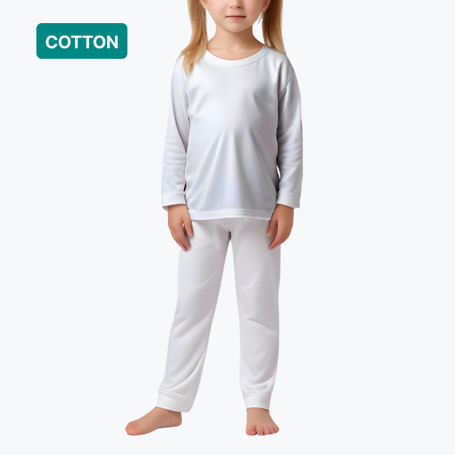 Full Print Kid's Long Sleeve Pyjama Set - Cotton — print-on-demand product