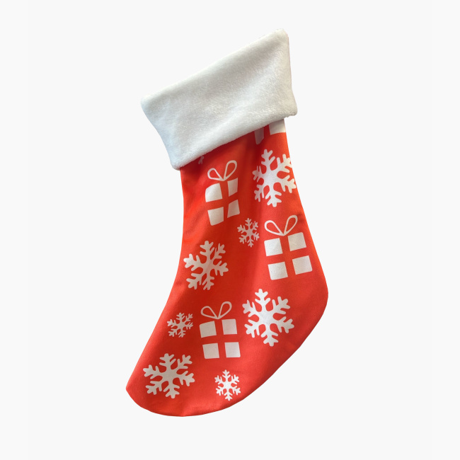 AOP Velvet Christmas Stocking