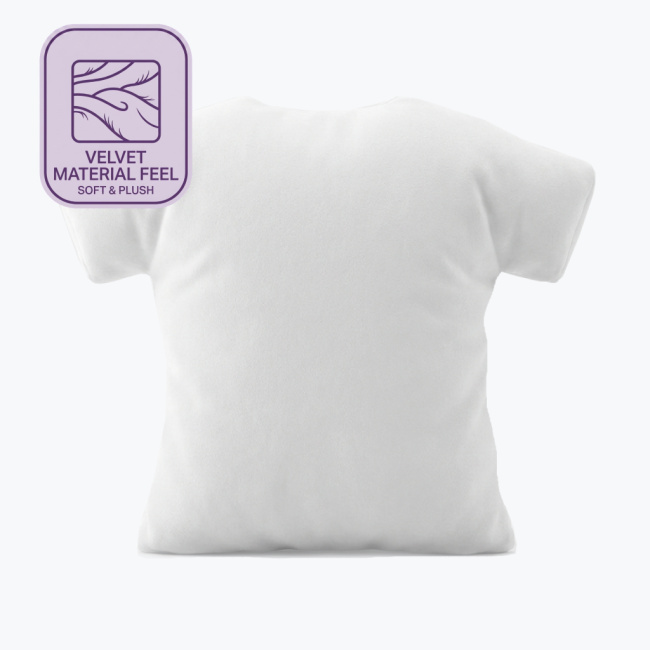 Football Jersey Shaped Decorative Pillow | Polyester Velvet — print-on-demand product