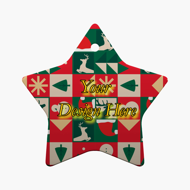 Snapwear Print on Demand Ornamentowa Gwiazdka Dekoracyjna