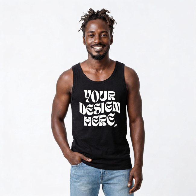 Men's Cotton Tank Top | Gildan 64200 — print-on-demand product