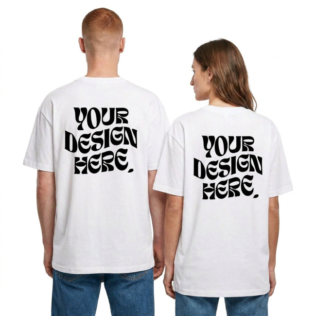 Koszulka Oversize Heavy Cotton | Build Your Brand BY102 — produkt print-on-demand