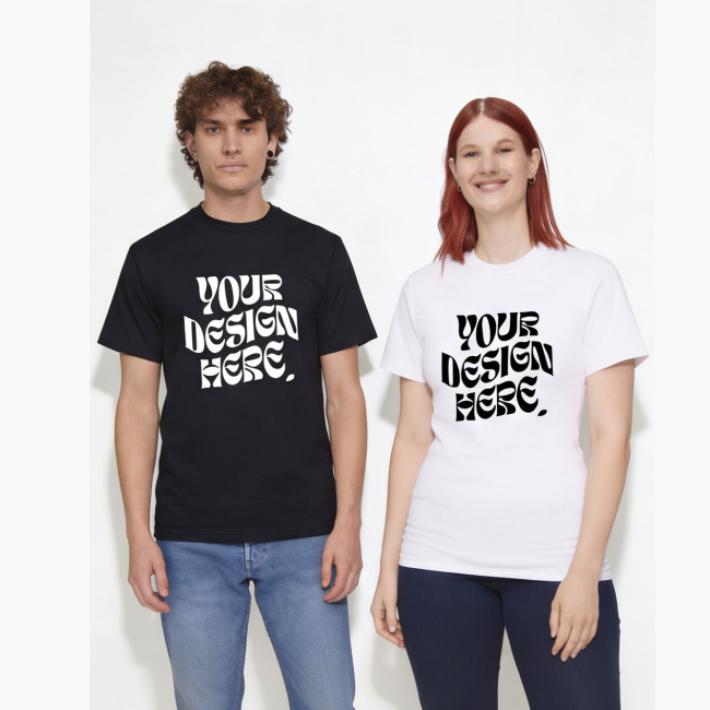 Unisex T-Shirt Heavyweight z Bawełny Czesanej | Gildan H000 — produkt print-on-demand