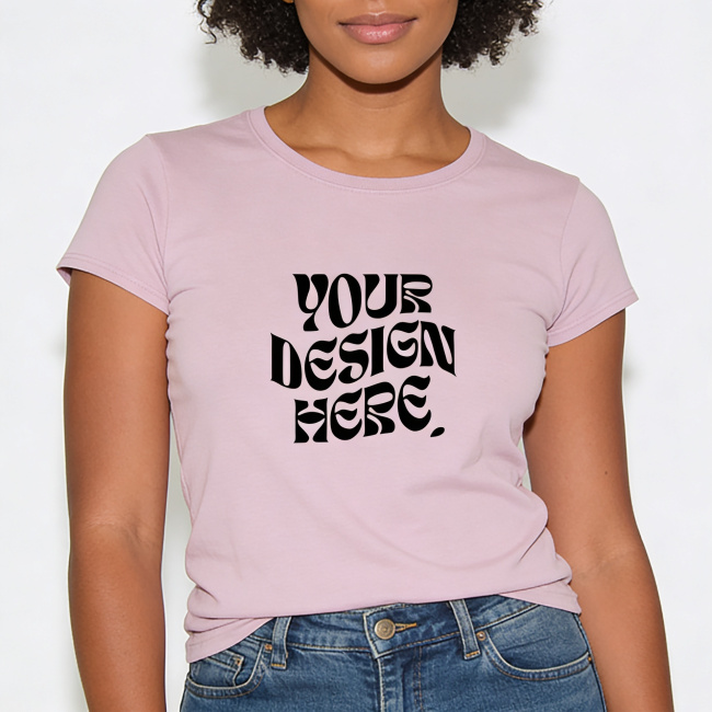 Women’s Semi-Fitted Heavyweight Cotton T-Shirt | Gildan 5000L — print-on-demand product